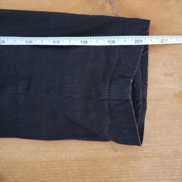 Theory Size 2 XSmall Black Linen Cropped Tie Waist Blazer Jacket - Picture 10 of 12